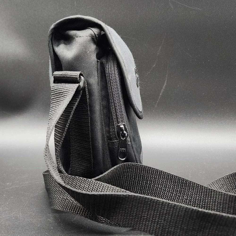 Fujifilm Small Black/Green Canvas Camera Bag Case Crossbody Tech Utility